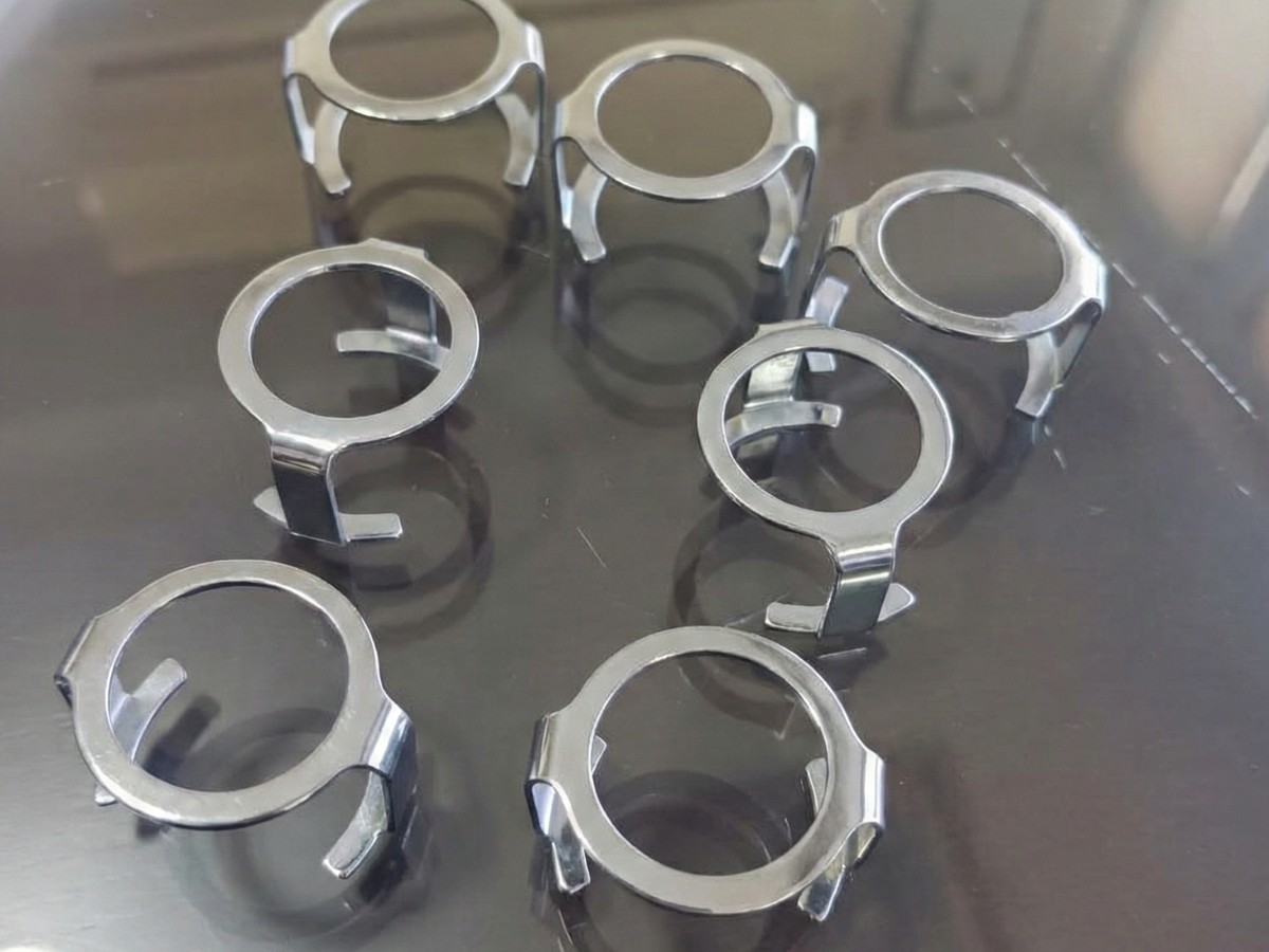 Custom Spring Button Kharaujha Engineering LLP | Precision CNC Manufacturing